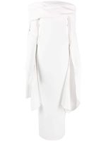 Solace London robe-chemise Arden longue - Blanc