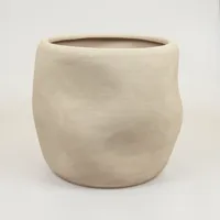 Lisboa organische bloempot voor binnen 40X40X36CM zand