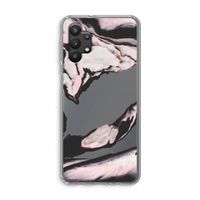 Roze stroom: Samsung Galaxy A32 5G Transparant Hoesje Roze stroom: Samsung Galaxy A32 5G Transparant Hoesje