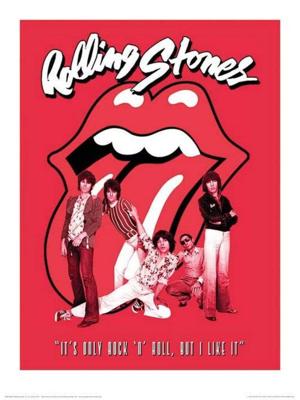 Kunstdruk The Rolling Stones Its Only Rock n Roll 60x80cm