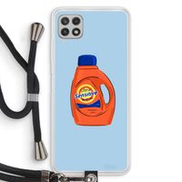 Ultra Sensitive: Samsung Galaxy A22 4G Transparant Hoesje met koord