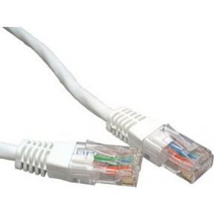 ACT Witte 1,5 meter U/UTP CAT6A patchkabels met RJ45 connectoren