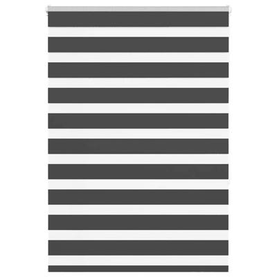 VidaXL Zebra rolgordijn 100x150 cm stofbreedte 95,9 cm zwart
