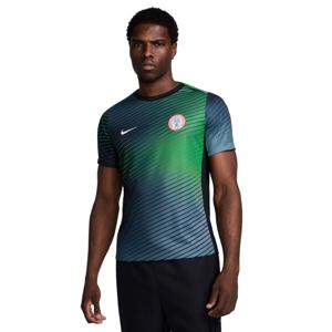 Nike Nigeria Pre-Match Trainingsshirt 2024-2026 Groen Blauw Zwart Wit