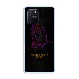 Praying For My Haters: Samsung Galaxy Note 10 Lite Transparant Hoesje