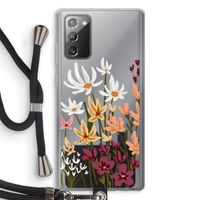 Painted wildflowers: Samsung Galaxy Note 20 / Note 20 5G Transparant Hoesje met koord