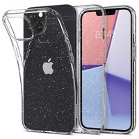 Spigen Liquid Crystal Glitter iPhone 13 TPU Hoesje - Doorzichtig - thumbnail