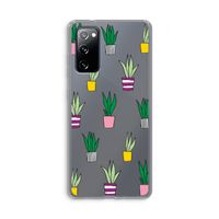 Sanseveria: Samsung Galaxy S20 FE / S20 FE 5G Transparant Hoesje
