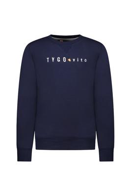 Tygo & Vito winter sweater jongens - navy blauw