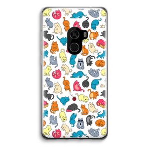 Kleurrijke katten: Xiaomi Mi Mix 2 Transparant Hoesje