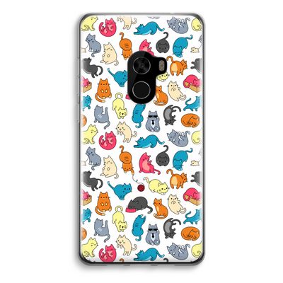 Kleurrijke katten: Xiaomi Mi Mix 2 Transparant Hoesje