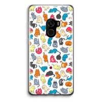 Kleurrijke katten: Xiaomi Mi Mix 2 Transparant Hoesje