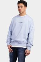 Family First Milano Box Logo Crewneck Heren LichtBlauw - Maat S - Kleur: Blauw | Soccerfanshop