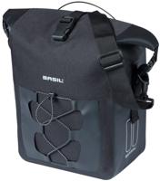 Enkele fietstas Basil Navigator Waterproof M MIK 14 liter - 14 x 24 x 34 cm - zwart