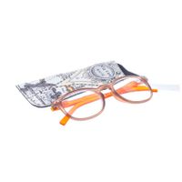Pharmaglasses Leesbril Comp. +4.00 Brown/orange