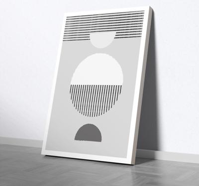 Scandinavische stijl Canvas schilderij eetkamer