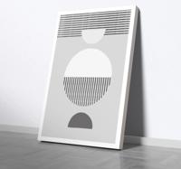 Scandinavische stijl Canvas schilderij eetkamer