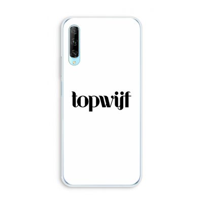 Topwijf Wit: Huawei P Smart Pro Transparant Hoesje