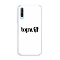 Topwijf Wit: Huawei P Smart Pro Transparant Hoesje