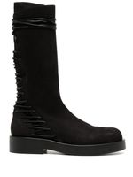 Ann Demeulemeester bottines en cuir Mick à lacets - Noir