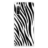 Sony Xperia 10 III TPU Hoesje Zebra