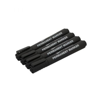 Set van 4 zwarte stiften