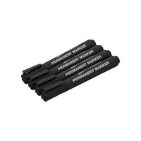 Set van 4 zwarte stiften