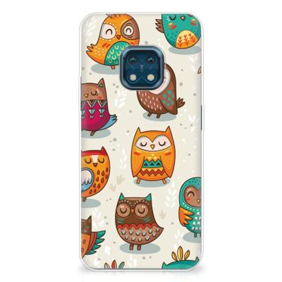 Nokia XR20 | TPU Hoesje | Vrolijke Uilen