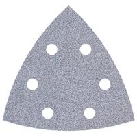 Wolfcraft 1163000 Deltaschuurpapier Met klittenband, Geperforeerd Korrelgrootte 120 Hoekmaat 95 mm 5 stuk(s)