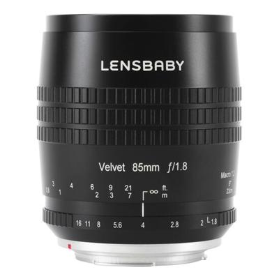 Lensbaby Velvet 85 L-mount zwart