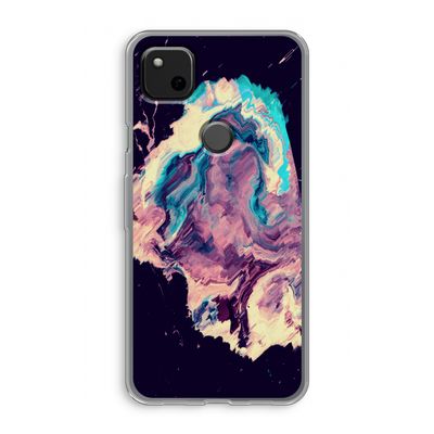 Cosmic Silence: Google Pixel 4a Transparant Hoesje