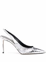 Scarosso x Brian Atwood escarpins Sutton - Argent