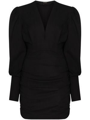 ISABEL MARANT robe courte Stella à fronces - Noir