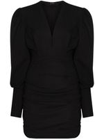 ISABEL MARANT robe courte Stella à fronces - Noir