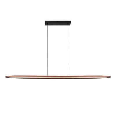 Lucide LANGHOLT - Hanglamp - LED Dimb. - CCT - 1x28W 2200K/4000K - Licht hout | Vibes
