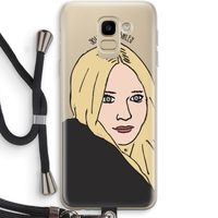 Ashley: Samsung Galaxy J6 (2018) Transparant Hoesje met koord