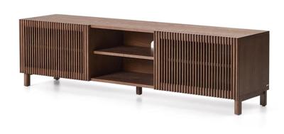 Kave Home TV-meubel 'Beyla' Essenhout, 180cm, kleur Walnoot