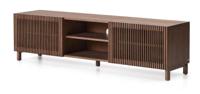 Kave Home TV-meubel 'Beyla' Essenhout, 180cm, kleur Walnoot