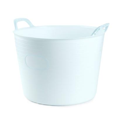 Flexibele kuip of emmer - ijsblauw - 42 liter - stevig kunststof - 45 x 38 cm