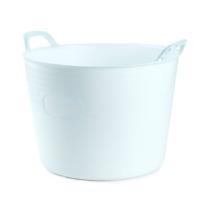 Flexibele kuip of emmer - ijsblauw - 42 liter - stevig kunststof - 45 x 38 cm