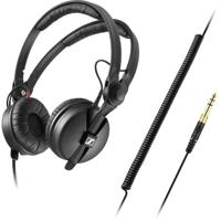 Sennheiser HD 25 Plus On Ear koptelefoon DJ Kabel Zwart