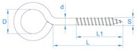 SCHROEFOGEN RVS 1R 40X16/100 - thumbnail