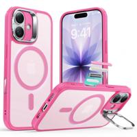 iPhone 17 Classic Hybrid Magnetic Case (Camera Control, Stash Stand) - Frosted Pink iPhone 17 Classic Hybrid Magnetic Case (Camera Control, Stash Stand) - Frosted Pink