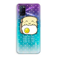 Sleep All Day: Oppo A52 Transparant Hoesje