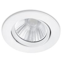 LED Inbouwspot Rond 5W Dimbaar Warm Wit 3000K Mat Wit Ø80mm