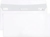 500 Witte enveloppen 114x229mm zelfklevend Clairalfa
