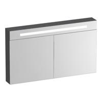 Brauer Promise Deluxe Spiegelkast - 120 cm - met Verlichting - 2 Dubbelzijdige Spiegeldeuren - Timber Grey