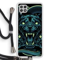 Cougar and Vipers: Samsung Galaxy A22 4G Transparant Hoesje met koord