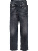 R13 jean Leyton à design croisé devant - Noir R13 jean Leyton à design croisé devant - Noir