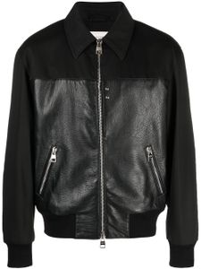 Alexander McQueen veste bomber zippée à empiècements - Noir